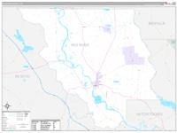 Red River Parish (), La Wall Map
